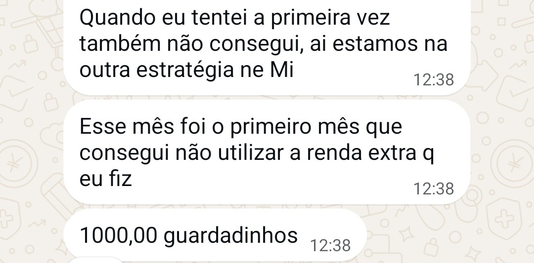 Mensagem de aluna da Rota da Riqueza 3